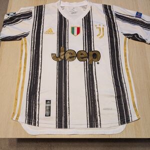 Adidas Black and White Juventus Jersey